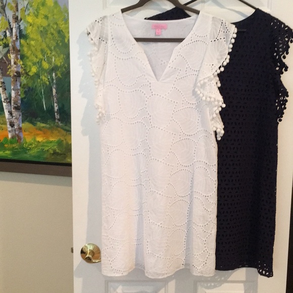 Lily Pulitzer White cotton lace dress